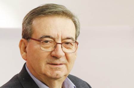 <p>Fernando Martínez, en la sede del PSOE en Ferraz. Enero de 2018. </p>