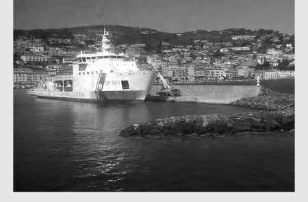 <p><em>Diciotti</em>, nave de la Guardia costera italiana.</p>