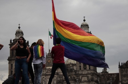 <p>Marcha del Orgullo Gay de Florencia, 2017.</p>