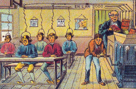 <p>'Francia en el año 2000 (siglo XXI). Escuela del futuro'. (1901-1910)</p>