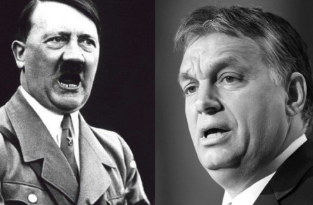 <p>Adolf Hitler / Viktor Orbán.</p>