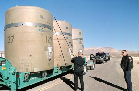 <p>Traslado de residuos radiactivos desde Nevada a Nuevo México. </p>