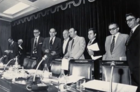 <p>Junta Preparatoria del Senado, 1977.</p>