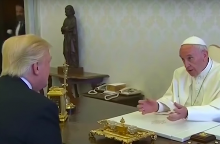 <p>Visita del presidente Trump al Papa Francisco en mayo de 2017.</p>