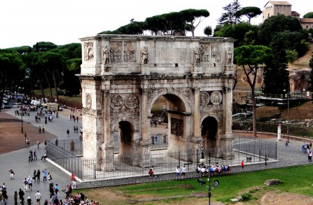 <p>Arco di Constantino, en Roma.</p>
