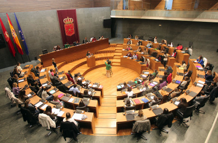 <p>Parlamento de Navarra. </p>