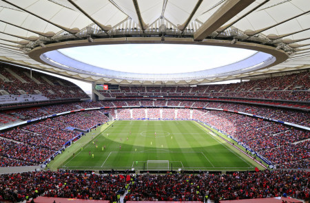 <p>Wanda Metropolitano durante el Atletico de Madrid - FC Barcelona femenino, el 17 de marzo de 2019.</p>