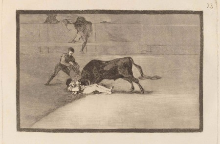 <p>'La desgraciada muerte de Pepe Illo en la plaza de Madrid', de Francisco Goya.</p>