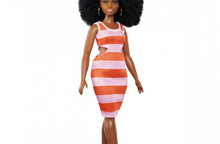 <p>Barbie Fashionistas - Curvy with Black Hair.</p>