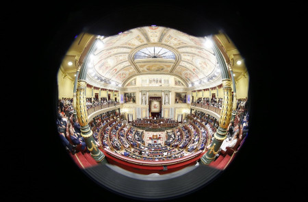 <p>El hemiciclo del Congreso durante el debate de investidura de Pedro Sánchez, el 23 de julio. </p>