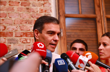 <p>Pedro Sánchez, el 1 de agosto de 2019.</p>