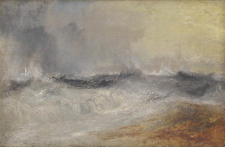 <p>'Olas rompiendo contra el viento', c.1840, Joseph Mallord William Turner (1775-1851).</p>