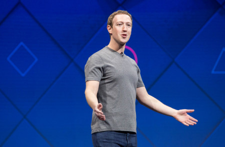 <p>El CEO de Facebook, Mark Zuckerberg, en un evento en 2017.</p>