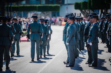 <p>Conmemoración del día de las Fuerzas Armadas, en Roquetas de Mar. </p>