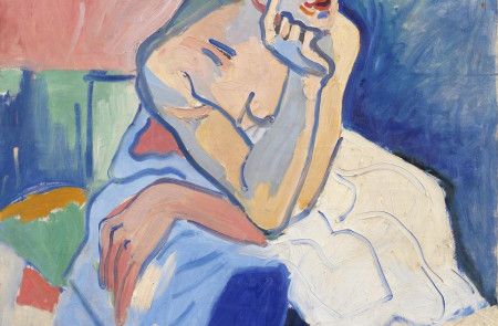 <p>Femme en chemise ou danseuse, d’André Derain.</p>
