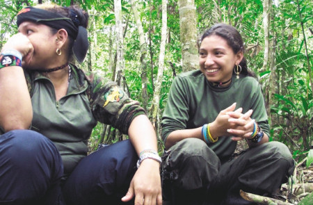 <p>Fotograma del documental Mujeres de las FARC.</p>