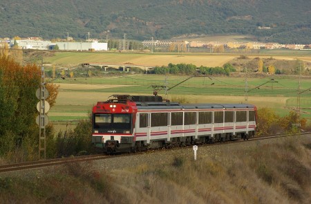 <p>Tren regional Pamplona-Gasteiz.</p>
