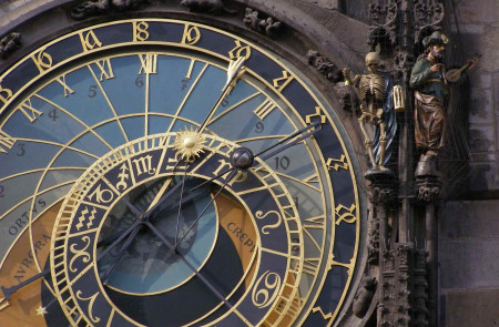 <p>Reloj astronómico de Praga. </p>