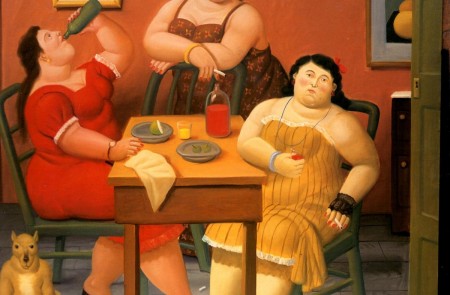 <p>'Tres mujeres bebiendo' (2006), Fernando Botero. </p>