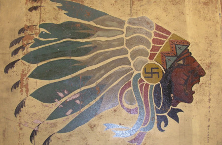 <p>Indio seminola, en el emblema de la Escuadrilla Lafayette.</p>