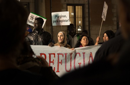 <p>Manifestación en Madrid por los derechos de las personas migrantes.</p>