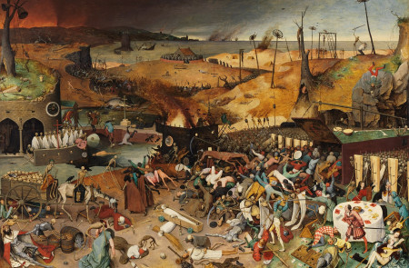 <p>El triunfo de la muerte, por Pieter Brueghel el Viejo (circa 1562).</p>