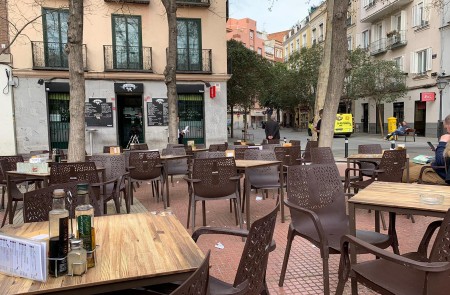 <p>Terraza de un bar en Madrid. </p>