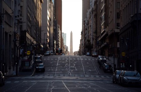 <p>Avenida de Buenos Aires vacía por la cuarentena el pasado 21 de marzo.</p>