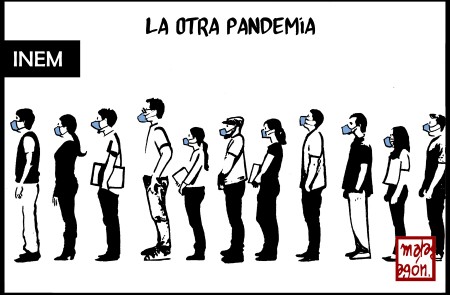 <p><em>La otra pandemia</em>. / <strong>Malagón</strong></p>