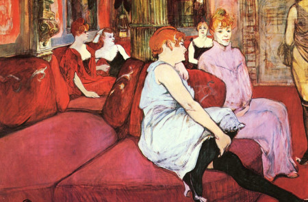 <p>'Salon de la rue des Moulins' (1894).</p>
