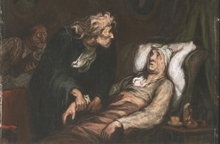 <p>Le malade imaginaire, de Daumier.</p>