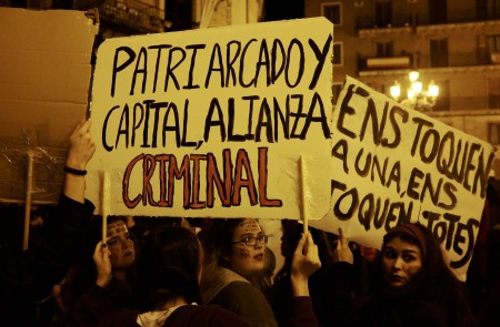 <p>Manifestación del 8-M en Valencia.</p>