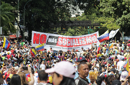 <p>Marcha de protesta contra Maduro el 2 de Febrero del 2019 en Caracas.</p>