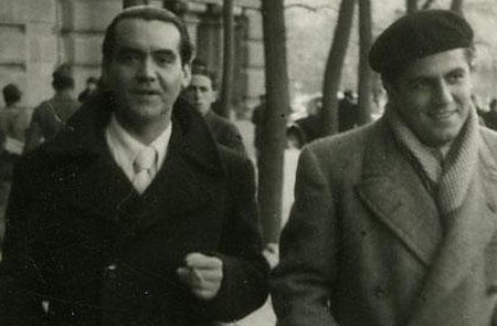 <p>Federico García Lorca y Rafael Rodríguez Rapún. </p>