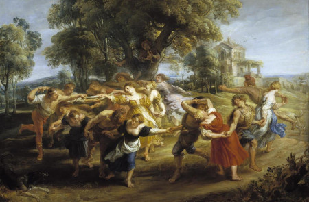 <p><em>Danza de aldeanos</em>, hacia 1636-1640.</p>