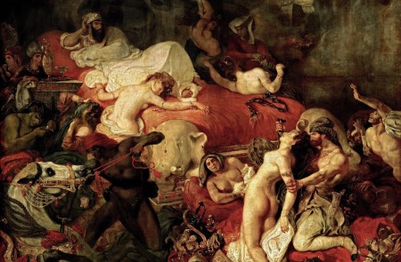 <p>La muerte de Sardánpalo. Eugene Delacroix (1827).</p>