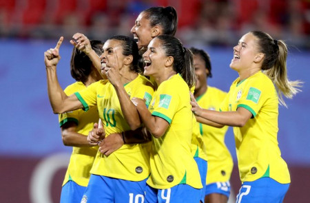 <p>Selección Femenina de Brasil.</p>