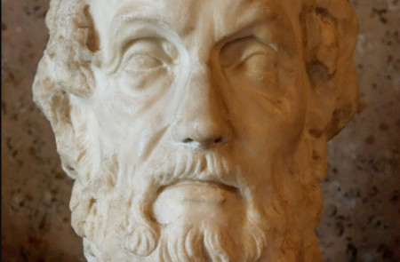 <p>Busto de Homero. Copia romana del siglo II a.C.</p>