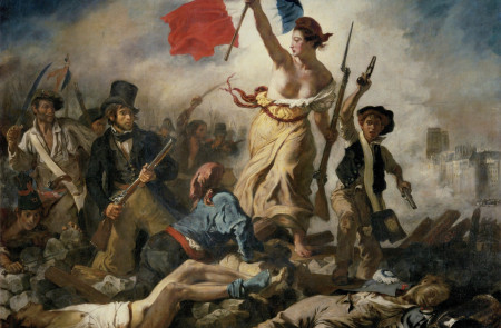 <p><em>La libertad guiando al pueblo</em> (1830).</p>