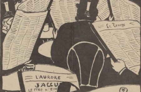 <p>L'âge du papier de Félix Valotton, Le cri de Paris (1898).</p>
<p> </p>