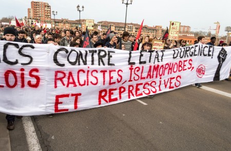 <p>Manifestación en Toulouse contra la islamofobia.</p>
