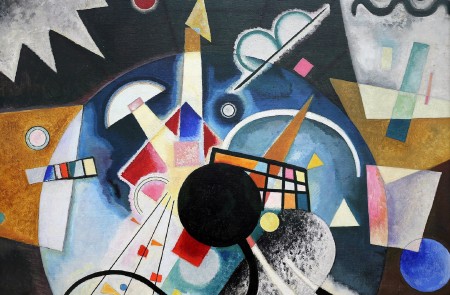 <p>Fragmento de 'Un centro' de Wassily Kandinsky (1924).</p>