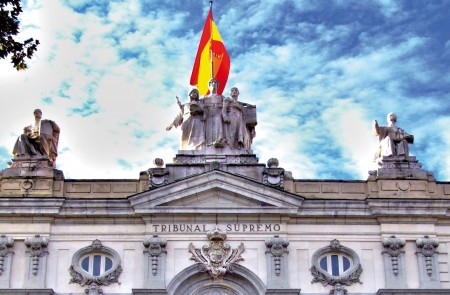 <p>Fachada del Tribunal Supremo en Madrid.</p>