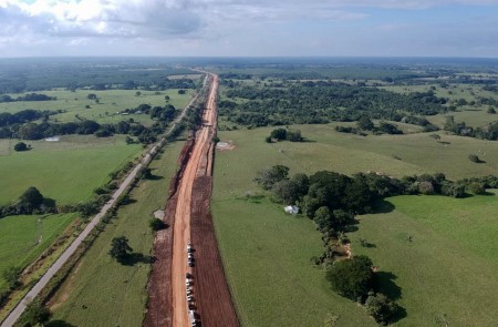 <p>Construcción de algunos tramos del Tren Maya (México).</p>