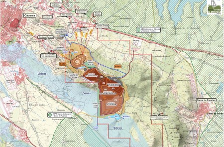 <p>Infografía que indica la ubicación de la mina de Valdeflores (Cáceres).</p>