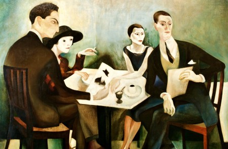 <p>'Self-portrait in a group', de José Almada Negreiros. Colección Calouste Gulbenkian.</p>