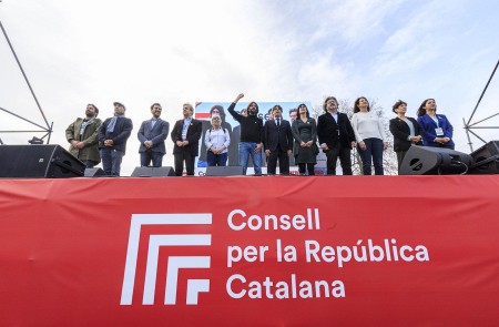 <p>Una imagen de la declaración política del Consell per la república catalana.</p>