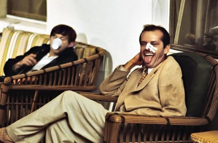 <p>Roman Polanski y Jack Nicholson en una pausa del rodaje de <em>Chinatown</em>.</p>