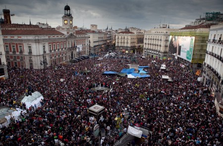 <p>15M en la Puerta del Sol, 18 de mayo de 2011.</p>