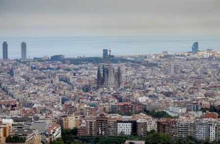 <p>Vista aérea de Barcelona.</p>